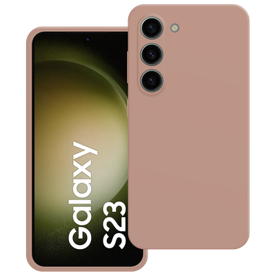 Cazy Soft Color TPU Hoesje geschikt voor Samsung Galaxy S23 - Roze