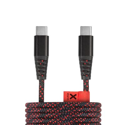 Xtorm Solid Black USB-C - USB-C PD cable (1m)