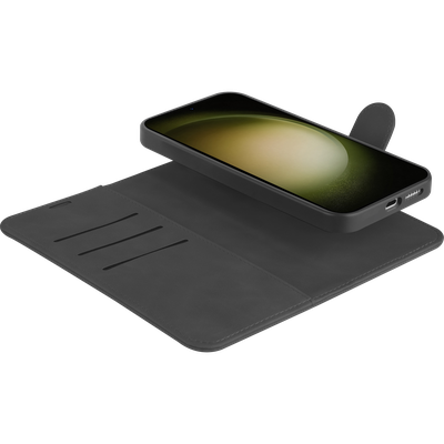 Cazy Uitneembaar Wallet Hoesje voor Samsung Galaxy S23 - Magnetisch 2-in-1 Hoesje met Pasvakjes - Zwart
