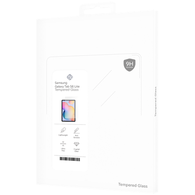 Cazy Tempered Glass Screen Protector geschikt voor Samsung Galaxy Tab S6 Lite - Transparant