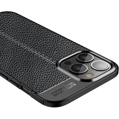 Cazy TPU Hoesje Soft Design geschikt voor iPhone 13 Pro Max - Zwart