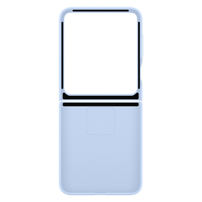 Samsung Galaxy Z Flip6 - Silicone Cover with Ring - Blue - EF-PF741TLEGWW