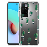 Hoesje geschikt voor Xiaomi Redmi 10 2022 - Green Cactus
