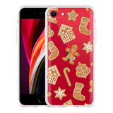 Hoesje geschikt voor iPhone SE 2020 - Christmas Cookies