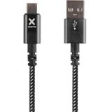 Xtorm USB naar USB-C Kabel - 1 meter - Zwart