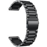 Bandje geschikt voor Garmin Vivomove 3 Sport 44mm - Metalen Horlogebandje - Zwart