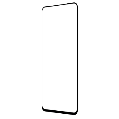 Cazy Full Cover Glass Screen Protector geschikt voor Xiaomi Redmi Note 10 4G/Redmi Note 10S - Zwart