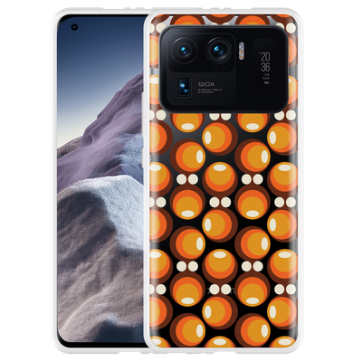 Cazy Hoesje geschikt voor Xiaomi Mi 11 Ultra - 70s Oranje