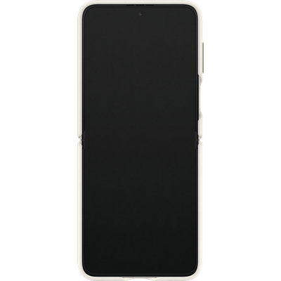 Samsung Flap ECO-Leather Cover Hoesje geschikt voor Samsung Galaxy Z Flip5 - Beige
