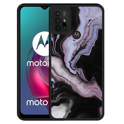 Cazy Hardcase hoesje geschikt voor Motorola Moto G10 - Liquid Marble