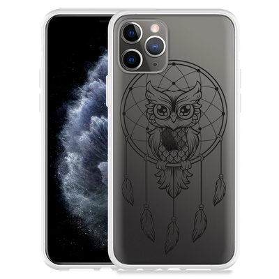 Cazy Hoesje geschikt voor iPhone 11 Pro - Dream Owl Mandala