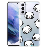 Hoesje geschikt voor Samsung Galaxy S21 Plus - Panda Emotions
