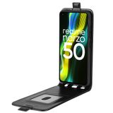 Hoesje geschikt voor Realme Narzo 50 - Flip Case - Zwart