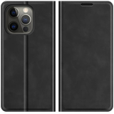 Wallet Magnetic Hoesje geschikt voor iPhone 13 Pro Max - Zwart