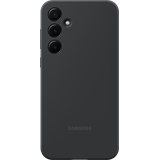 Samsung Hoesje geschikt voor Galaxy A55 - Siliconen Case - Zwart