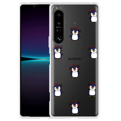 Cazy Hoesje geschikt voor Sony Xperia 1 IV - Penguin Chillin