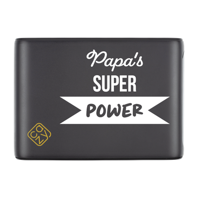 Cazy USB-C PD Powerbank 20.000mAh - Design - Papa's Superpower