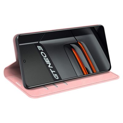 Cazy Wallet Magnetic Hoesje geschikt voor Realme GT Neo3 - Roze