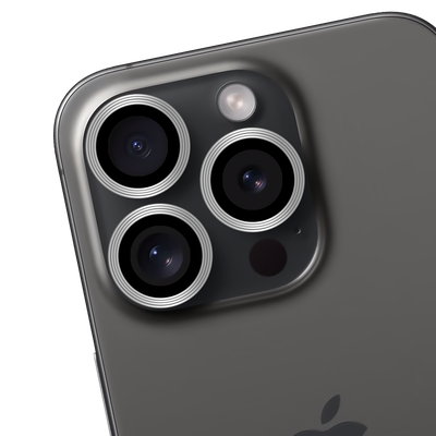 Cazy Tempered Glass Camera Lens Protector geschikt voor iPhone 15 Pro Max - 2 stuks met Applicator