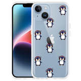 Hoesje geschikt voor iPhone 14 - Penguin Chillin