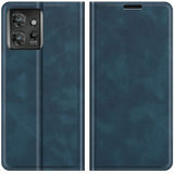 Wallet Magnetic Hoesje geschikt voor Motorola ThinkPhone - Blauw