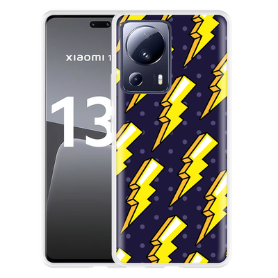 Cazy Hoesje geschikt voor Xiaomi 13 Lite Pop Art Lightning
