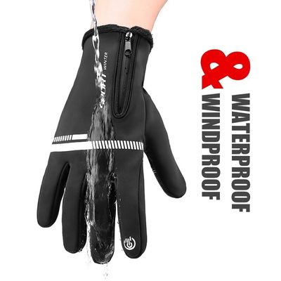 Cazy Touchscreen Sport Handschoenen - Zwart - Maat M