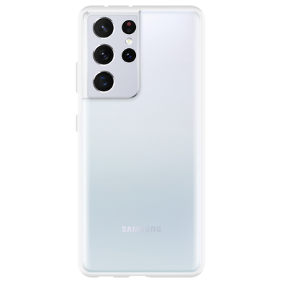 Cazy TPU Hoesje met Koord geschikt voor Samsung Galaxy S21 Ultra - Transparant