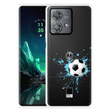Hoesje geschikt voor Motorola Edge 40 Neo Soccer Ball