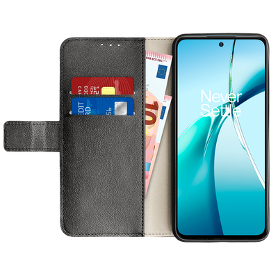 Just in Case OnePlus Nord CE4 Lite - Classic Wallet Case - Black