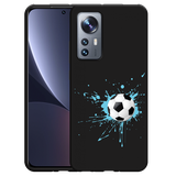Hoesje Zwart geschikt voor Xiaomi 12 Pro - Soccer Ball