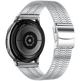 Bandje geschikt voor Watch 3 Classic 46mm - Metalen Horlogebandje - Zilver