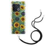 Hoesje met Koord geschikt voor OnePlus 10 Pro - Sunflowers