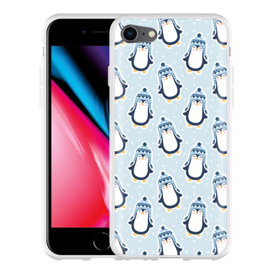 Cazy Hoesje geschikt voor iPhone 8 - Pinguins