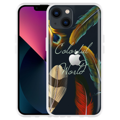 Cazy Hoesje geschikt voor iPhone 13 - Feathers World