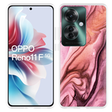 Hoesje geschikt voor Oppo Reno11 F Dromerig Marmer