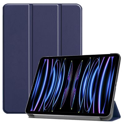 Cazy TriFold Hoes met Auto Slaap/Wake geschikt voor iPad Pro 11 2022 4th (Gen)/Pro 11 2021 (3rd Gen) - Blauw