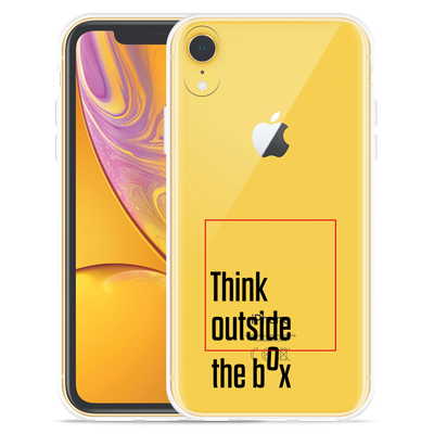 Cazy Hoesje geschikt voor iPhone Xr - Think out the Box