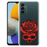 Hoesje geschikt voor Samsung Galaxy M23 - Red Skull