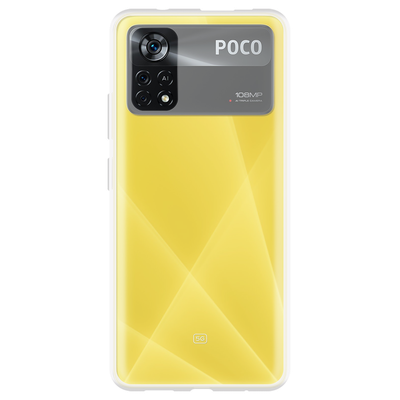 Just in Case Poco X4 Pro - Soft TPU Case with Necklace Strap - Clear