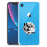 Hoesje geschikt voor iPhone Xr - Fly Me To The Moon