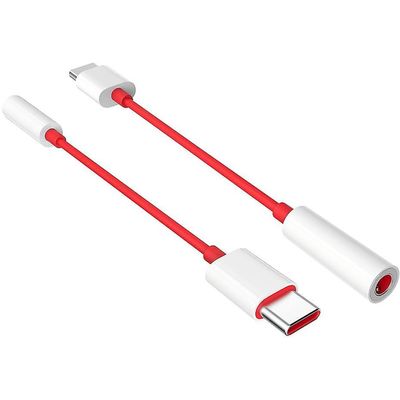 OnePlus USB-C naar 3.5mm Adapter - Rood
