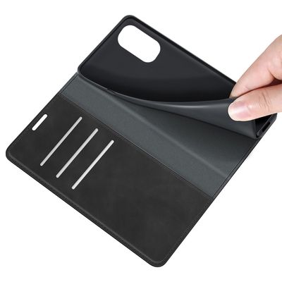 Cazy Wallet Magnetic Hoesje geschikt voor Motorola Edge 30 - Zwart