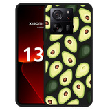 Hoesje Zwart geschikt voor Xiaomi 13T/13T Pro Avocado's
