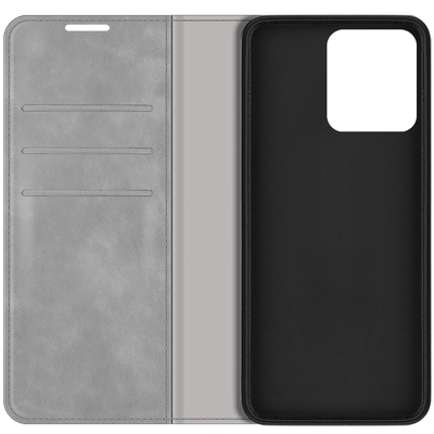 Cazy Wallet Magnetic Hoesje geschikt voor Motorola ThinkPhone - Grijs