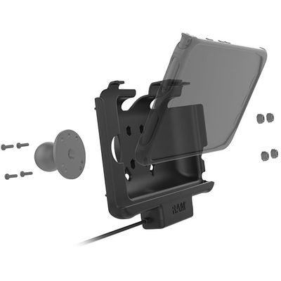 RAM Mounts RAM EZ-Rollr Powered Cradle for Samsung Tab Active3 and Tab Active2