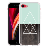 Hoesje geschikt voor iPhone SE 2020 - Wood Simplicity