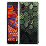 Hoesje geschikt voor Samsung Galaxy Xcover 5 - Snakeskin Honeycomb