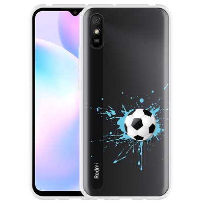 Cazy Hoesje geschikt voor Xiaomi Redmi 9A - Soccer Ball
