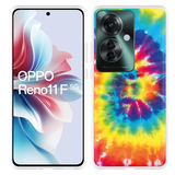 Hoesje geschikt voor Oppo Reno11 F Tie Dye